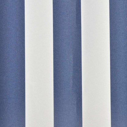 vidaXL Awning Replacement Fabric Blue and White 500x300 cm Polyester 3