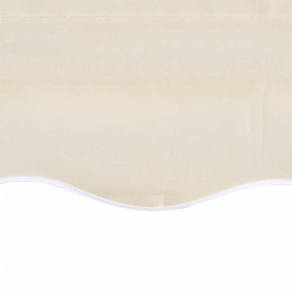 vidaXL Awning Replacement Fabric Cream 450x300 cm Polyester 5