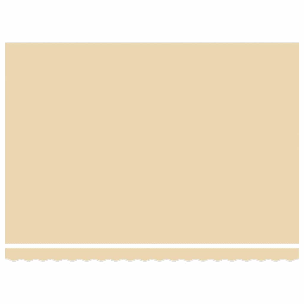 vidaXL Awning Replacement Fabric Cream 500x300 cm Polyester 4