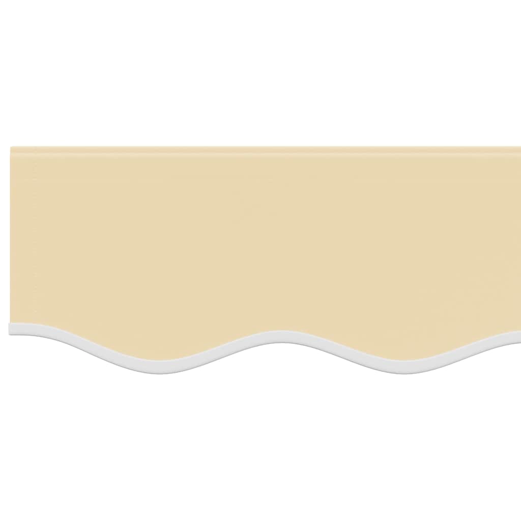 vidaXL Awning Replacement Fabric Cream 500x300 cm Polyester 6