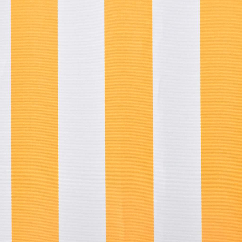 vidaXL Awning Replacement Fabric Orange and White 450x300 cm Polyester 3