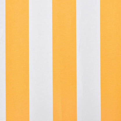 vidaXL Awning Replacement Fabric Orange and White 450x300 cm Polyester 3