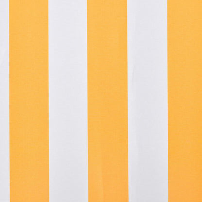 vidaXL Awning Replacement Fabric Orange and White 500x300 cm Polyester 3