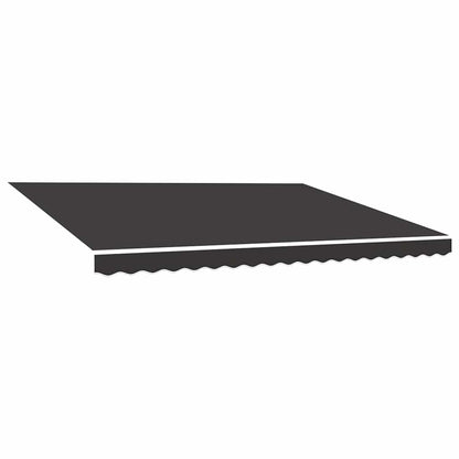 vidaXL Awning Replacement Fabric Grey 400x300 cm Polyester 2