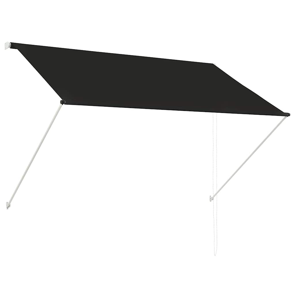 vidaXL Awning | Anthracite | Steel frame | 200x150 cm | Retractable | Awning 2