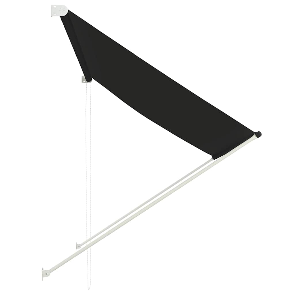 vidaXL Awning | Anthracite | Steel frame | 200x150 cm | Retractable | Awning 3