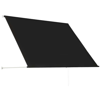 vidaXL Awning | Anthracite | Steel frame | 200x150 cm | Retractable | Awning 4