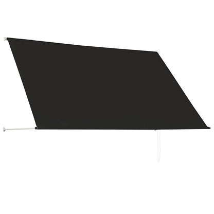 vidaXL Awning | Anthracite | Steel frame, polyester fabric with PA coating 4