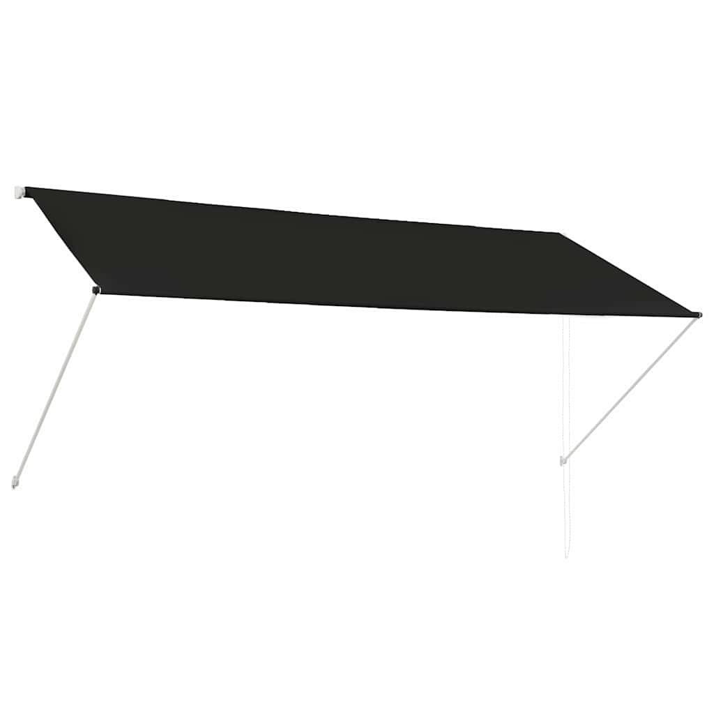 vidaXL Awning | Anthracite | Steel frame | 300x150 cm | Retractable | Awning 2