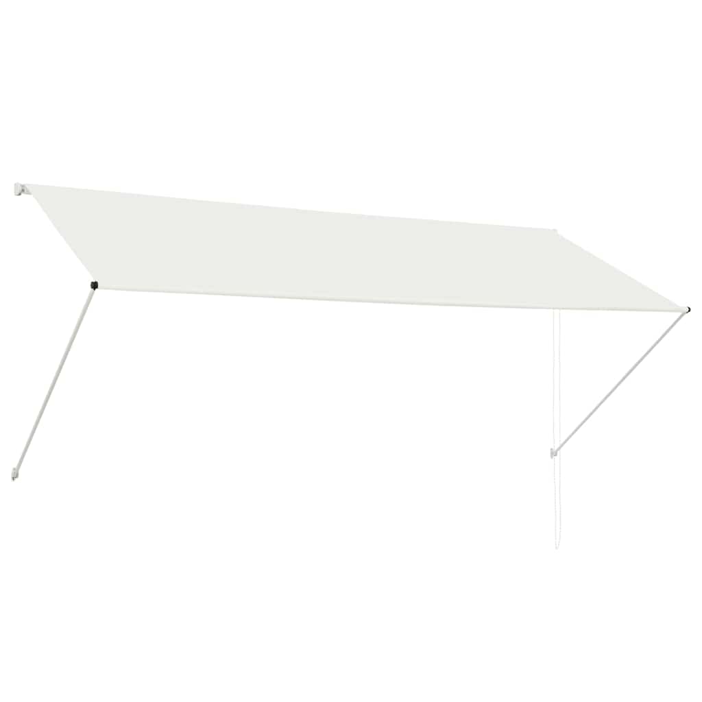 vidaXL Awning | Cream | Steel frame and 100% polyester fabric with PA coating 2