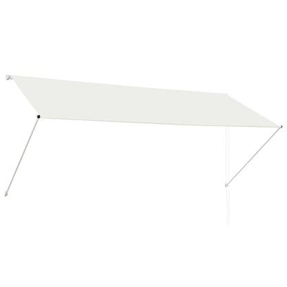 vidaXL Awning | Cream | Steel frame and 100% polyester fabric with PA coating 2