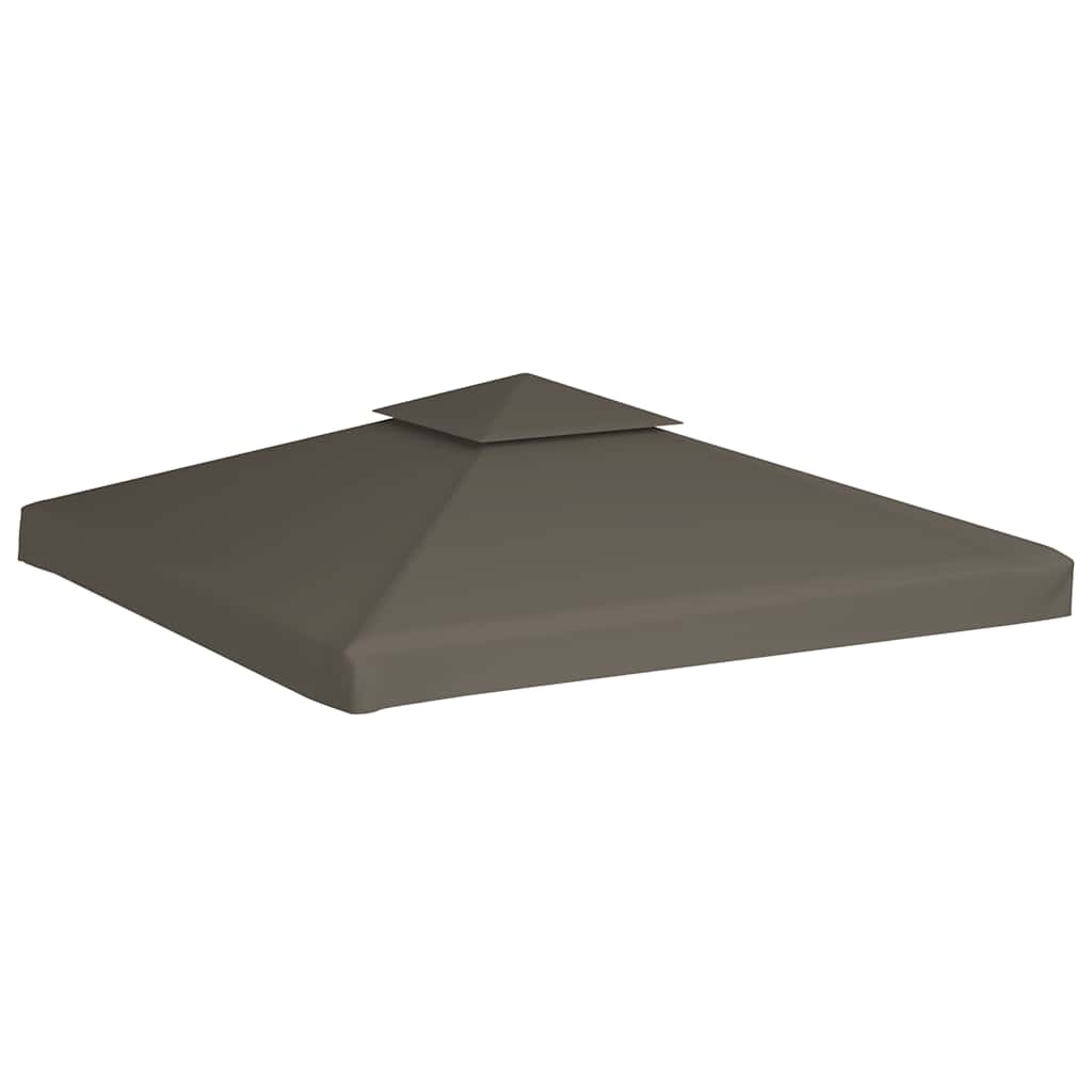 vidaXL Gazebo Top Cover | Taupe | Polyester with PVC coating | 3x3 m 2
