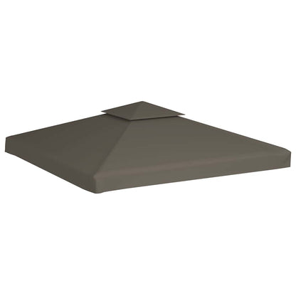 vidaXL Gazebo Top Cover | Taupe | Polyester with PVC coating | 3x3 m 2