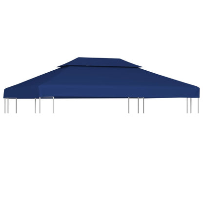 vidaXL Gazebo Top Cover | Blue | Polyester with PVC coating | 4x3 m 1