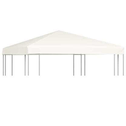 vidaXL Gazebo Top Cover | Cream White | Polyester with PVC coating | 3x3 m 1