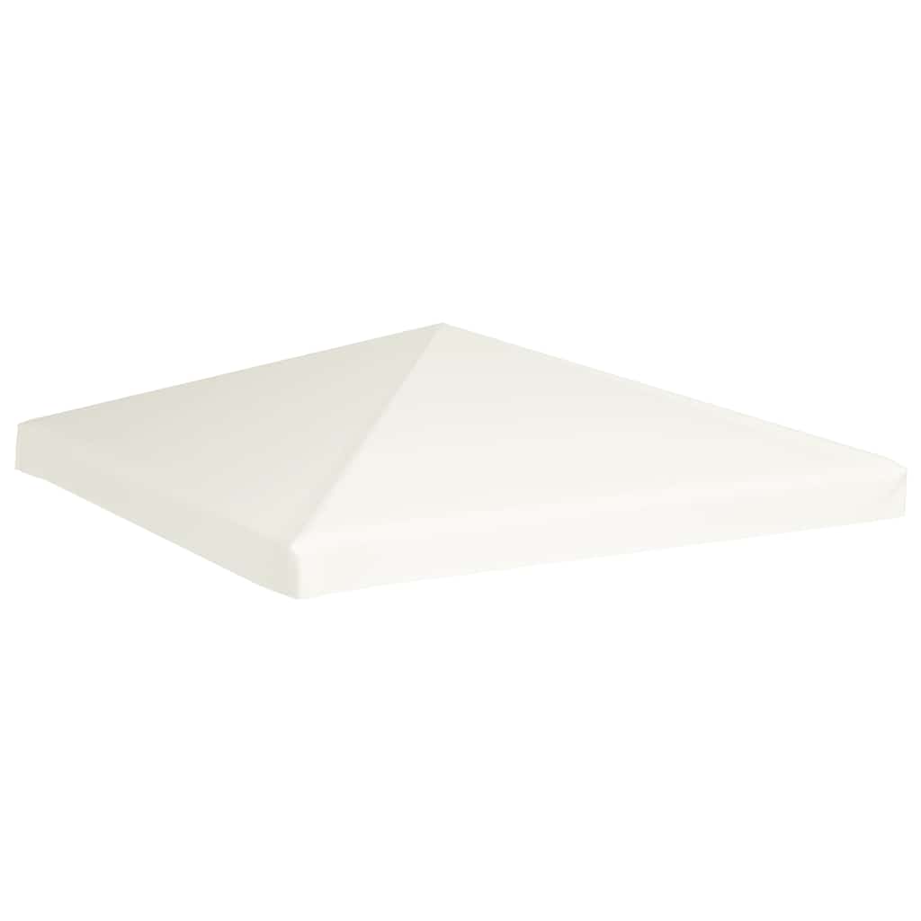vidaXL Gazebo Top Cover | Cream White | Polyester with PVC coating | 3x3 m 2