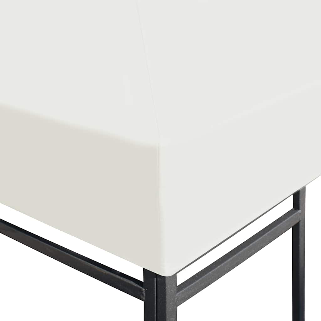 vidaXL Gazebo Top Cover | Cream White | Polyester with PVC coating | 3x3 m 3