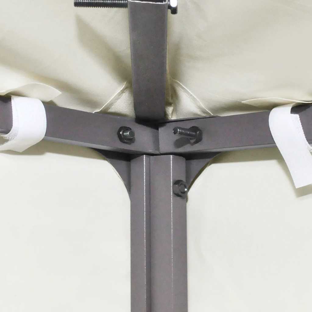 vidaXL Gazebo Top Cover | Cream White | Polyester with PVC coating | 3x3 m 4