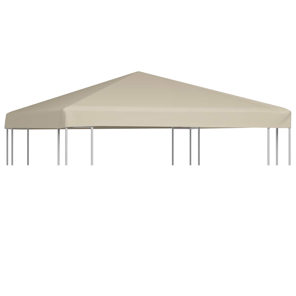 vidaXL Gazebo Top Cover | Beige | Polyester with PVC coating | 3x3 meters 1