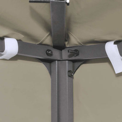 vidaXL Gazebo Top Cover | Beige | Polyester with PVC coating | 3x3 meters 4