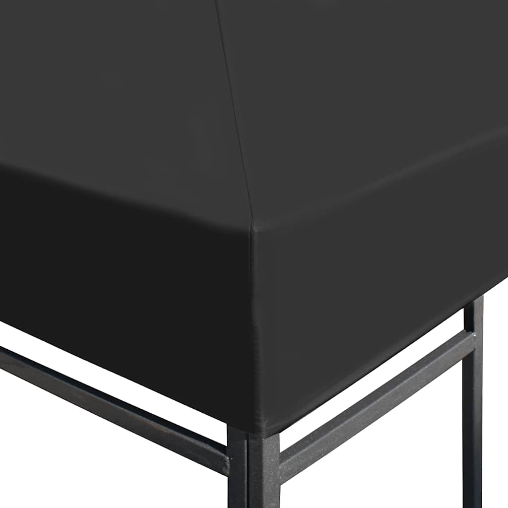 vidaXL Gazebo Top Cover | Grey | Polyester with PVC coating | 3x3 metres 3