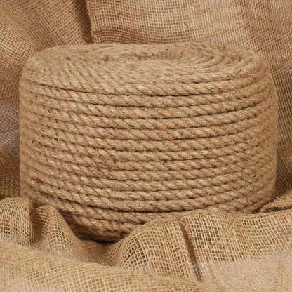 Rope 100% Jute Natural Length 250 m 10 mm