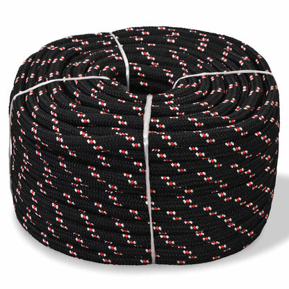 vidaXL Marine Rope Polypropylene 6 mm 500 m Black 1