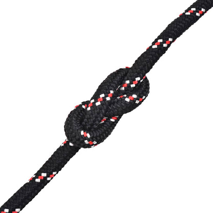 vidaXL Marine Rope Polypropylene 6 mm 500 m Black 2