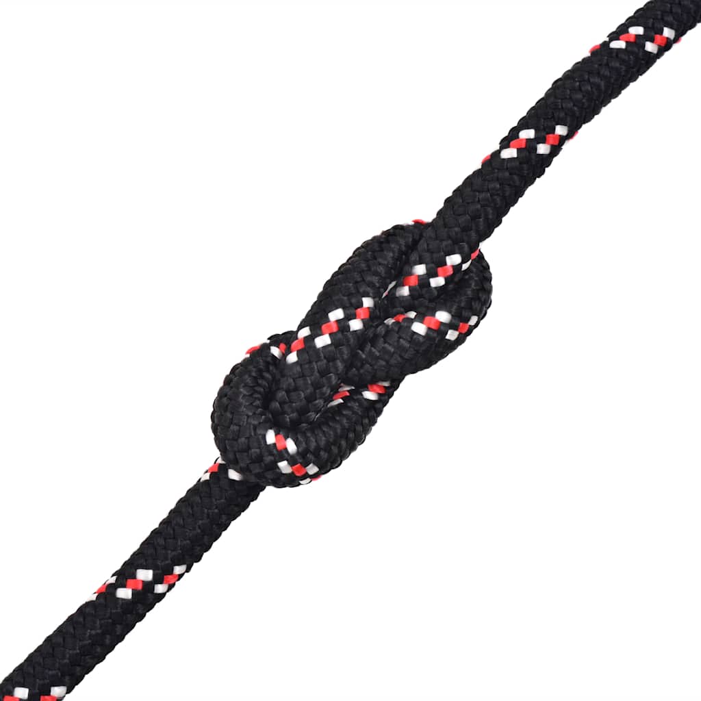 143815 vidaXL Marine Rope Polypropylene 18 mm 50 m Black 2
