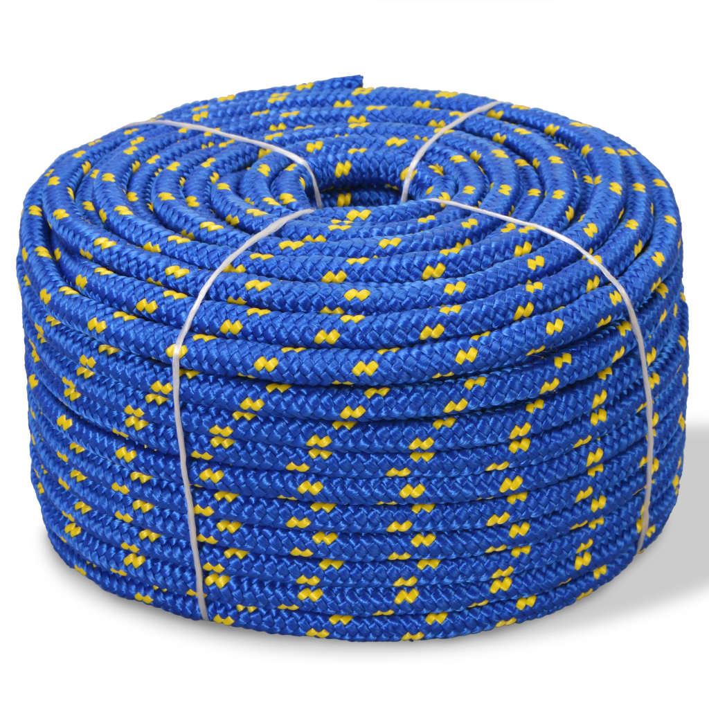 vidaXL Marine Rope Polypropylene 12 mm 250 m Blue 1