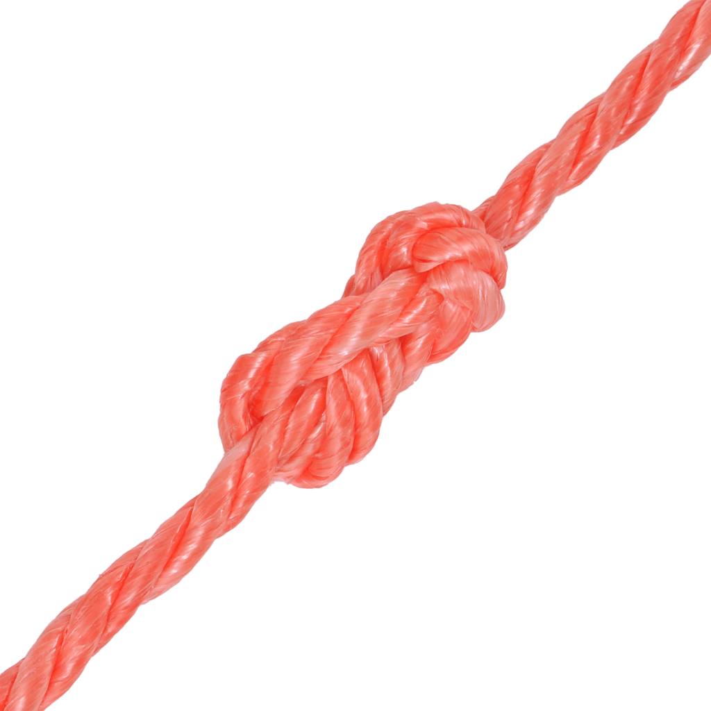 vidaXL Twisted Rope Polypropylene 12 mm 250 m Orange 2