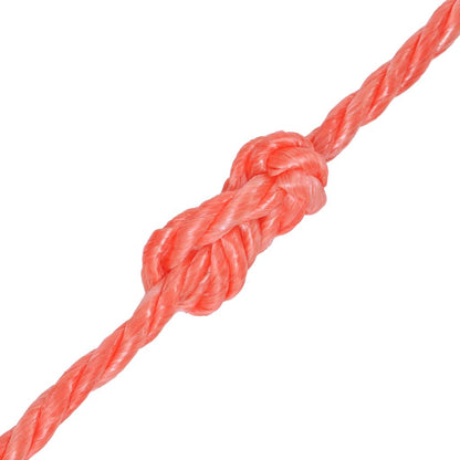 vidaXL Twisted Rope Polypropylene 12 mm 250 m Orange 2