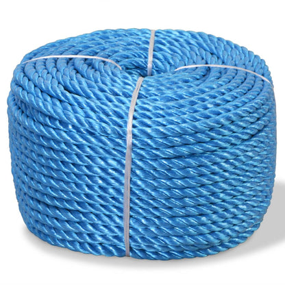 vidaXL Twisted Rope Polypropylene 12 mm 250 m Blue 1