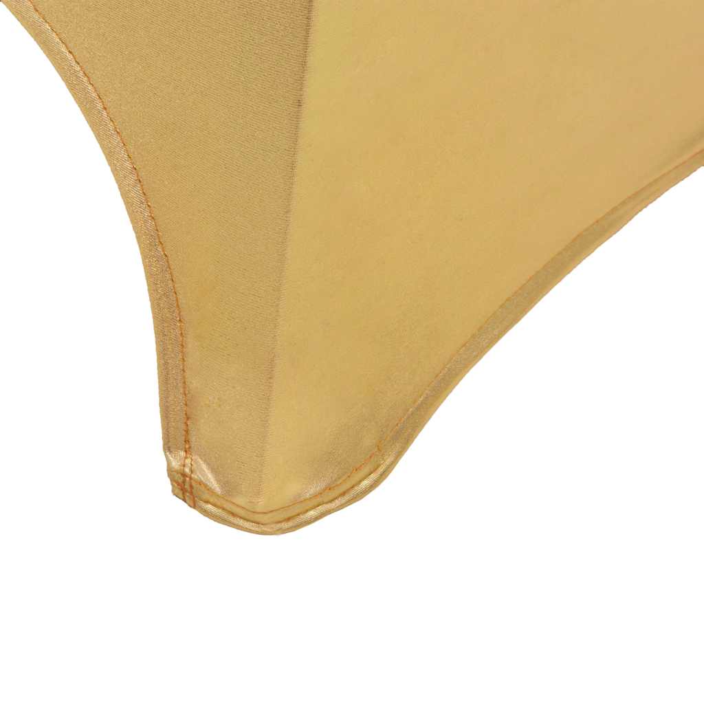 vidaXL Chair Cover | Set of 6 | Gold | 90% polyester and 10% elastane 5