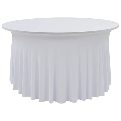 vidaXL Table Cover | Set of 2 | White | 90% Polyester, 10% Elastane | 180x74 cm 1