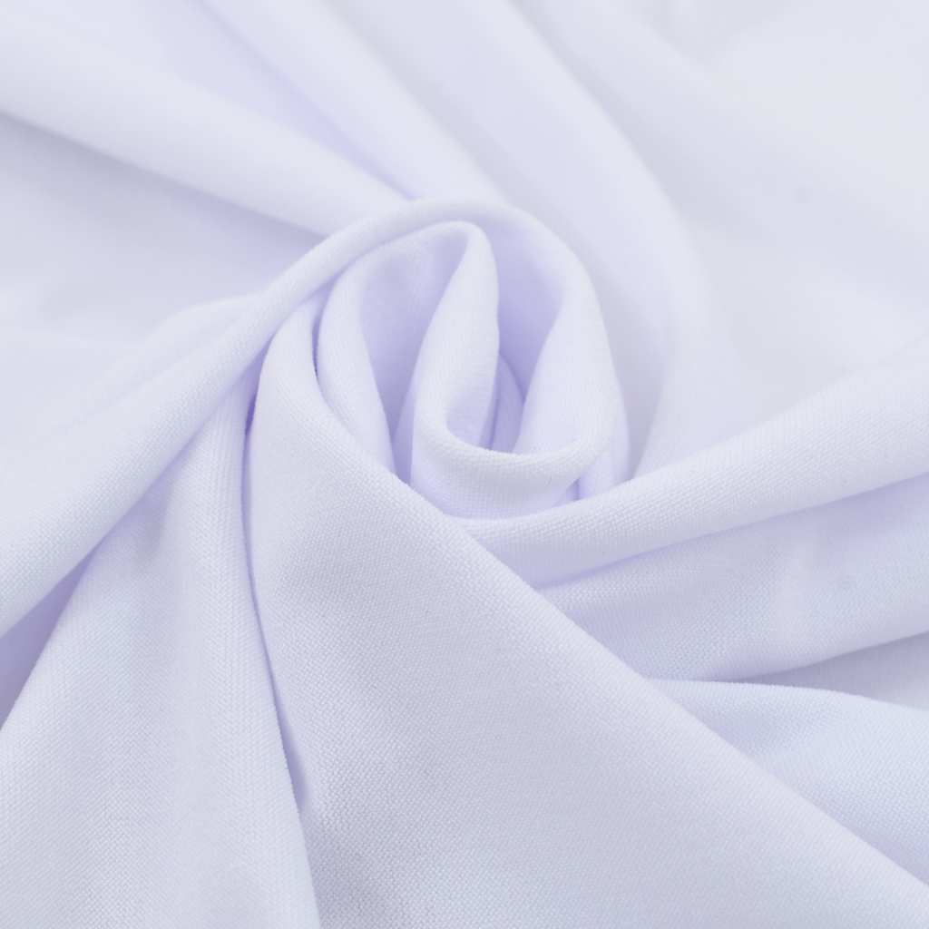 vidaXL Table Cover | Set of 2 | White | 90% Polyester, 10% Elastane | 180x74 cm 2