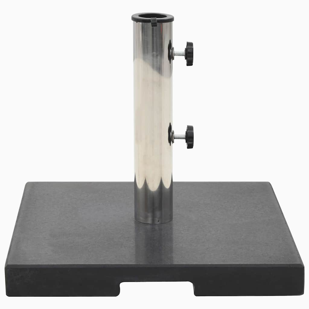 45066 vidaXL Parasol Base Granite 20 kg Square Black 2