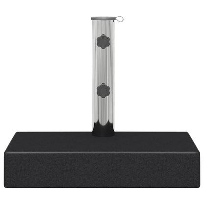 45067 vidaXL Parasol Base Granite 25 kg Rectangular Black 5