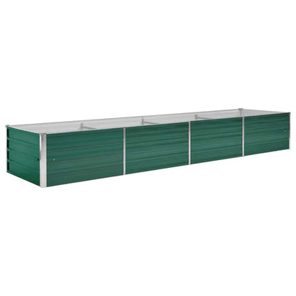 vidaXL Raised Bed | Green | Galvanised Steel | 320x80x45 cm 2