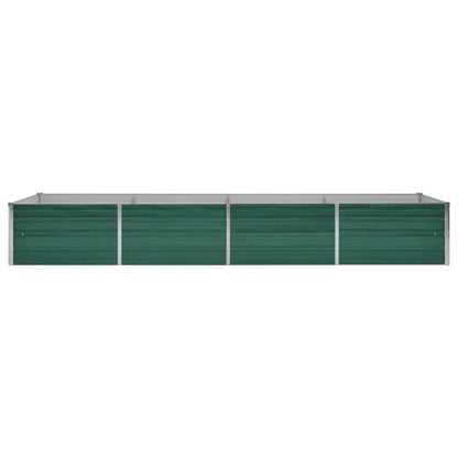 vidaXL Raised Bed | Green | Galvanised Steel | 320x80x45 cm 4