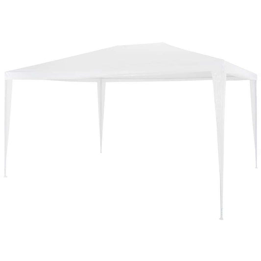 vidaXL Party Tent | White | Polyethylene roof and steel frame | 3x4 metres 1