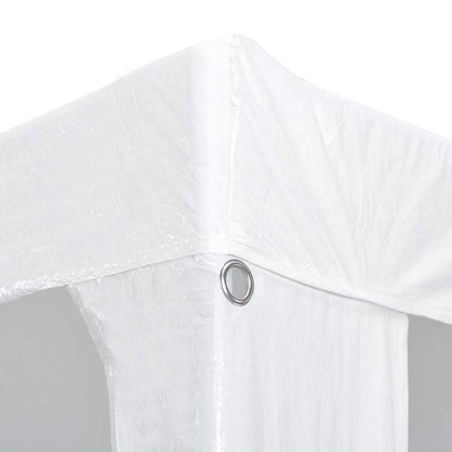 vidaXL Party Tent | White | Polyethylene roof and steel frame | 3x4 metres 4
