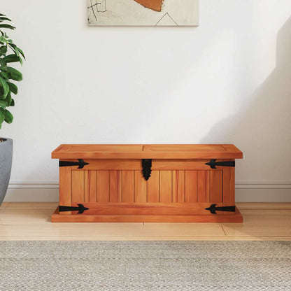 vidaXL Storage Chest | Brown | Solid acacia wood, MDF | 60x25x22 cm 3
