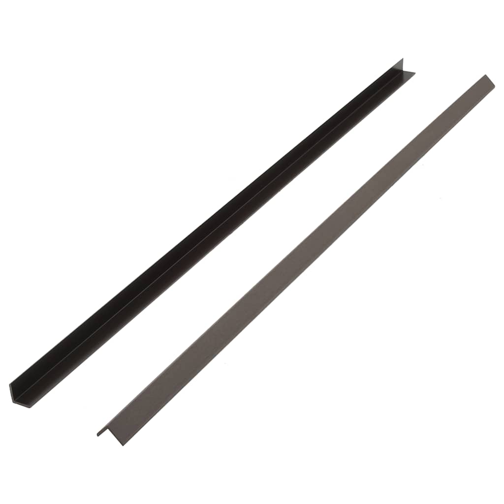 vidaXL 5 pcs Decking Angle Trims WPC 170 cm Dark Brown 3