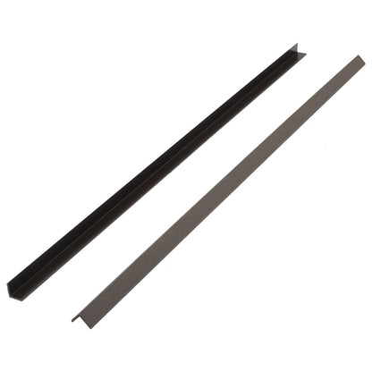 vidaXL 5 pcs Decking Angle Trims WPC 170 cm Dark Brown 3