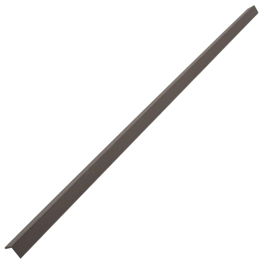 vidaXL 5 pcs Decking Angle Trims WPC 170 cm Dark Brown 4