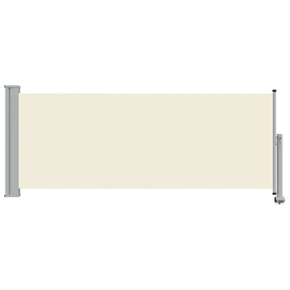 vidaXL Side Awning | Cream and Grey | Polyester and Powder-Coated Iron 4