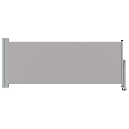 vidaXL Side Awning | Grey | Polyester and iron | 100x300 cm |  Retractable 3