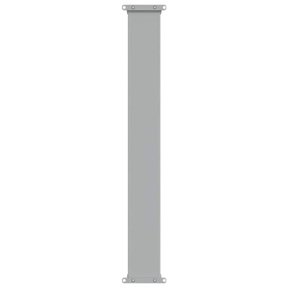 vidaXL Side Awning | Grey | Polyester and iron | 100x300 cm |  Retractable 6