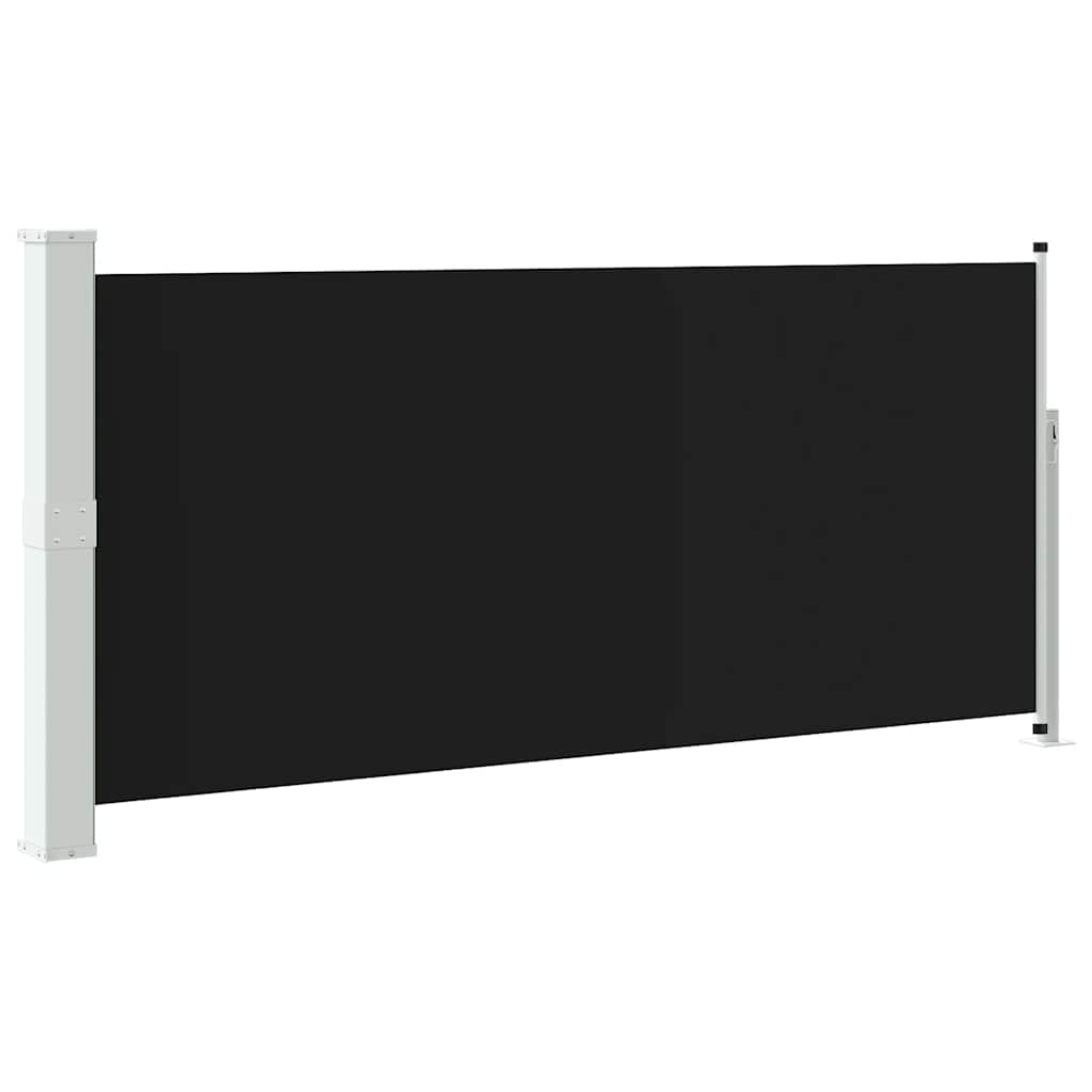 vidaXL Retractable Side Awning 140 x 314 cm Black 2
